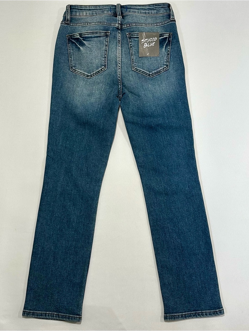 Studio Blue Nikki High Rise Cropped Skinny Jeans Distressed NWT Size 27/4 - Picture 7 of 8